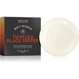 Scottish Fine Soaps Thistle & Black Pepper trdo milo za obraz in brado 100 g Cene