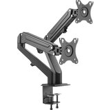 Univerzalni nosilec za 2 LCD monitorja s plinsko tlačno vzmetjo 17-27" do 7kg | Shoptok.si