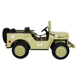  Auto na akumulator Retro Military - 4x4 - bež | shoptok.hr