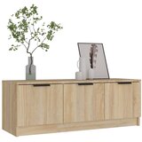 TV ormarić boja hrasta 102x35x36,5 cm od konstruiranog drva | shoptok.hr