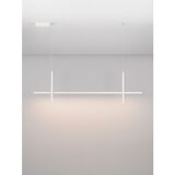 Nova Luce Mat bijela LED viseća svjetiljka aluminijska sa sjenilom od akrilnog stakla Looma – | shoptok.hr
