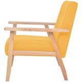  3-dijelni set sofa od tkanine žuti | shoptok.hr