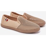 EVENTO Men's Perforated Sneakers Beige Koboru | Shoptok.si