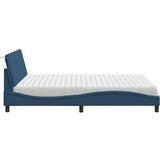  Krevet s madracem plavi 160x200 cm od tkanine - Plava 160 x 200 cm | shoptok.hr