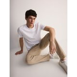 Reserved cargo hlače slim fit - bež Cene