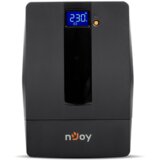 Njoy Horus Plus 2000 (4 Schuko izhodi, line-interactive, RJ45 zaščita, USB, programska oprema, LCD zaslon, črna) | Shoptok.si