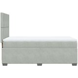 vidaXL Box spring krevet s madracem svjetlosivi 90x190 cm baršunasti | shoptok.hr