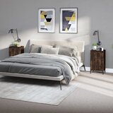 vidaXL Nočna omarica 2 kosa dimljeni hrast 40x35x70 cm inženirski les Cene
