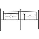  Metalno uzglavlje crno 193 cm | shoptok.hr