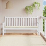  Jastuk za vrtnu klupu krem 200x50x4 cm od tkanine Oxford | shoptok.hr