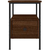  Noćni ormarići 2 kom boja hrasta 34x36x50 cm konstruirano drvo Smeđa | shoptok.hr