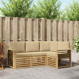  Setovi sofa 4 pcs Bijela i bež 187,5 x 128,5 x 73 cm Poliester | shoptok.hr