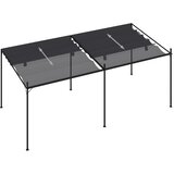  Sjenica s pomičnim krovom 600 x 300 x 233 cm antracit | shoptok.hr