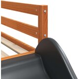  Krevet na kat s toboganom i ljestvama 75x190 cm od borovine | shoptok.hr