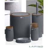 Lapino Kupatilska galanterija 5u1 siva OKY-478-3-A | ePonuda.com