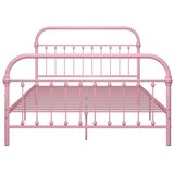  Okvir za krevet ružičasti metalni 140 x 200 cm | shoptok.hr