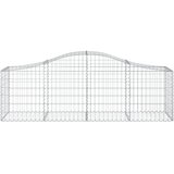  Gabionska košara s lukom 200x50x60/80 cm pocinčano željezo | shoptok.hr