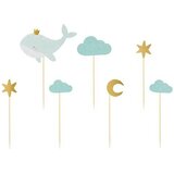 PARTY DECO topperji za tortice - whale, 11-13,5 cm (1 kos / 7 kos) Cene