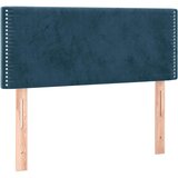Box spring krevet s madracem tamnoplavi 100x200 cm baršunasti | shoptok.hr
