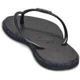Havaianas Japonke SLIM POINT GLITTER Črna | Shoptok.si