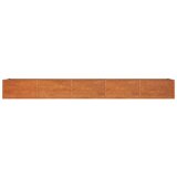  Povišena vrtna gredica boja hrđe 400 x 80 x 45 cm čelik COR-TEN | shoptok.hr