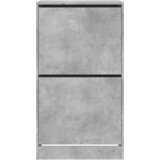 Ormarić za cipele s 2 ladice siva boja betona 60 x 42 x 108 cm | Eponuda.ba