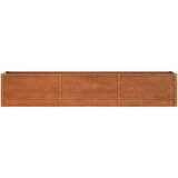  Povišena vrtna gredica boja hrđe 240 x 40 x 45 cm čelik COR-TEN | Eponuda.com