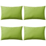 vidaXL Zunanje blazine 4 kosi 60x40 cm jabolčno zelene, (20768819) Cene