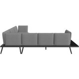 Bessagi Garden lounge garnitura joanne, svetlo / temno siva, 3-Delno | Shoptok.si