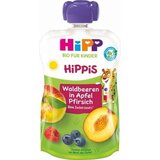 Hipp Bio vrečke s sadnim pirejem HiPPiS - Divje jagode v jabolčni breskvi Cene
