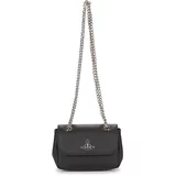 Vivienne Westwood SAFFIANO SMALL PURSE WITH Crna