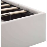  Hidraulični okvir za krevet od umjetne kože bijeli 120 x 200 cm | shoptok.hr