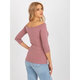 BASIC Feel Good Blouse-RV-BZ-4692.09-dark pink | Shoptok.si