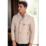 Dewberry M8625 MEN'S COAT-BEIGE-1 Cijene
