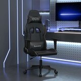  Masažni gaming stol črno umetno usnje Cene