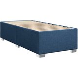  Krevet s oprugama i madracem plavi 90 x 200 cm od tkanine | shoptok.hr