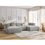 Bobochic Paris Svijetlo siva kutna garnitura od bouclé tkanine (u obliku slova "U") Zephyr – | shoptok.hr