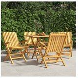  Sklopive vrtne stolice 4 kom 61x67x90 cm od masivne tikovine | shoptok.hr