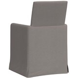  Trpezarijske stolice 2 pcs Sivo-smeđa 57 x 67 x 95 cm tkanina | shoptok.hr