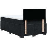  Krevet box spring s madracem crni 120 x 190 cm baršunasti | shoptok.hr