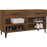  Omarica za čevlje rjavi hrast 102x35x55 cm konstruiran les, (20716438) | Shoptok.si