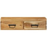 vidaXL Zidni TV ormarić 80x30x19 cm puno drvo bagrem | shoptok.hr