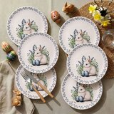 Hermia Set dezertnih tanjira, 6 komada, Beli Cene