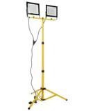  LED reflektor sa stalkom TIGRA 2xLED/100W/230V 4000K IP54 crna/žuta | Eponuda.com