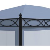  Sjenica s mrežastim zastorima 3 x 4 m antracit čelična | Eponuda.ba