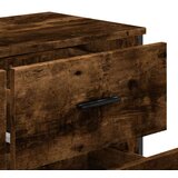  Komoda boja dimljenog hrasta 91x35 5x74 5 cm konstruirano drvo | shoptok.hr