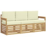  Setovi sofa 3 kom. Bijela i krem Polyester | shoptok.hr