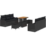  Sjedeća garnitura za vrt 9 kom. poliratan 176 x 62 x 85 cm | shoptok.hr