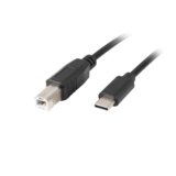 Lanberg kabel USB C macho in USB B 2.0 Macho 1,8m Negro, (21090828) | Shoptok.si
