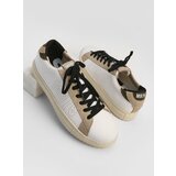 Marjin Men's Sneakers with Lace-Up Zolves White Cene